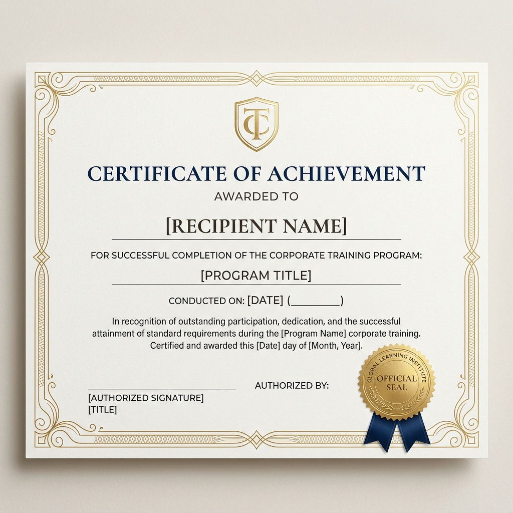 Başarı Sertifikası Örneği